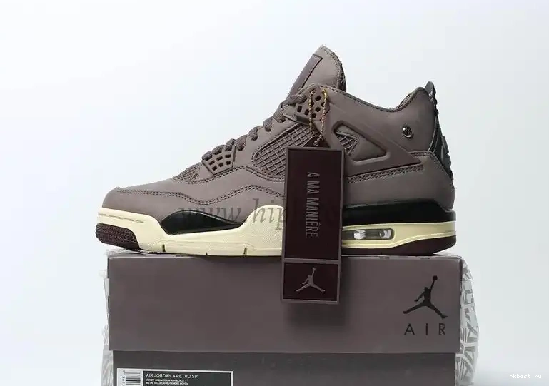 Ore GOD MATERIALS Ma 4 Violet A RETAIL TO PK Retro SHIP Jordan READY Maniére 0521